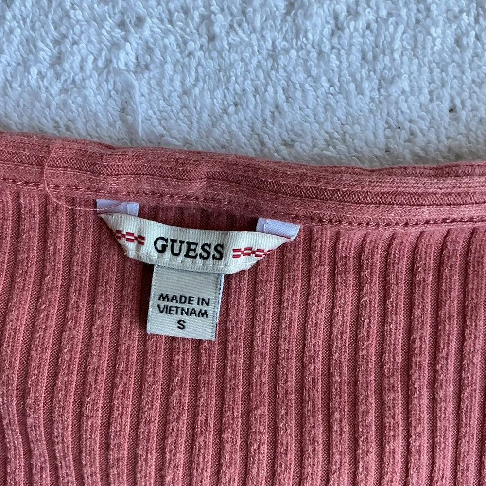 Guess Rust Button-Front Mini Dress - Picture 12 of 16
